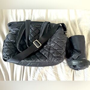 Michael Kors Diaper Bag in Black with Changing Pad - Excellent Condition